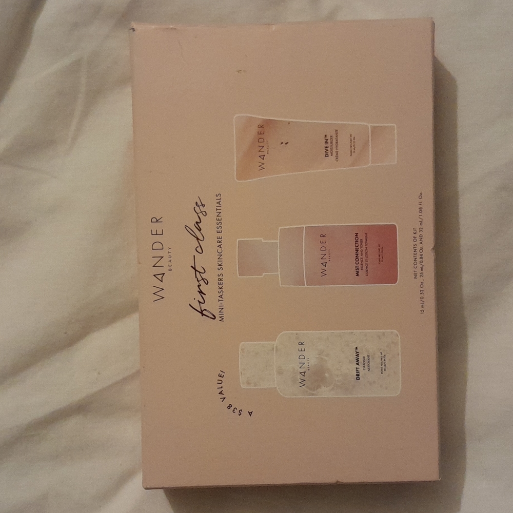 Wander Beauty First Class Mini Taskers Skincare Essentials 2 oz